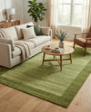 Studio Haven Collection Area Rug -  Conservatory (Light Green) Rectangle Light Green  lifestyle 9