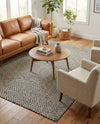 Highland Woven Jute Collection Area Rug - Glenmore (Gray) Rectangle Gray  lifestyle 9