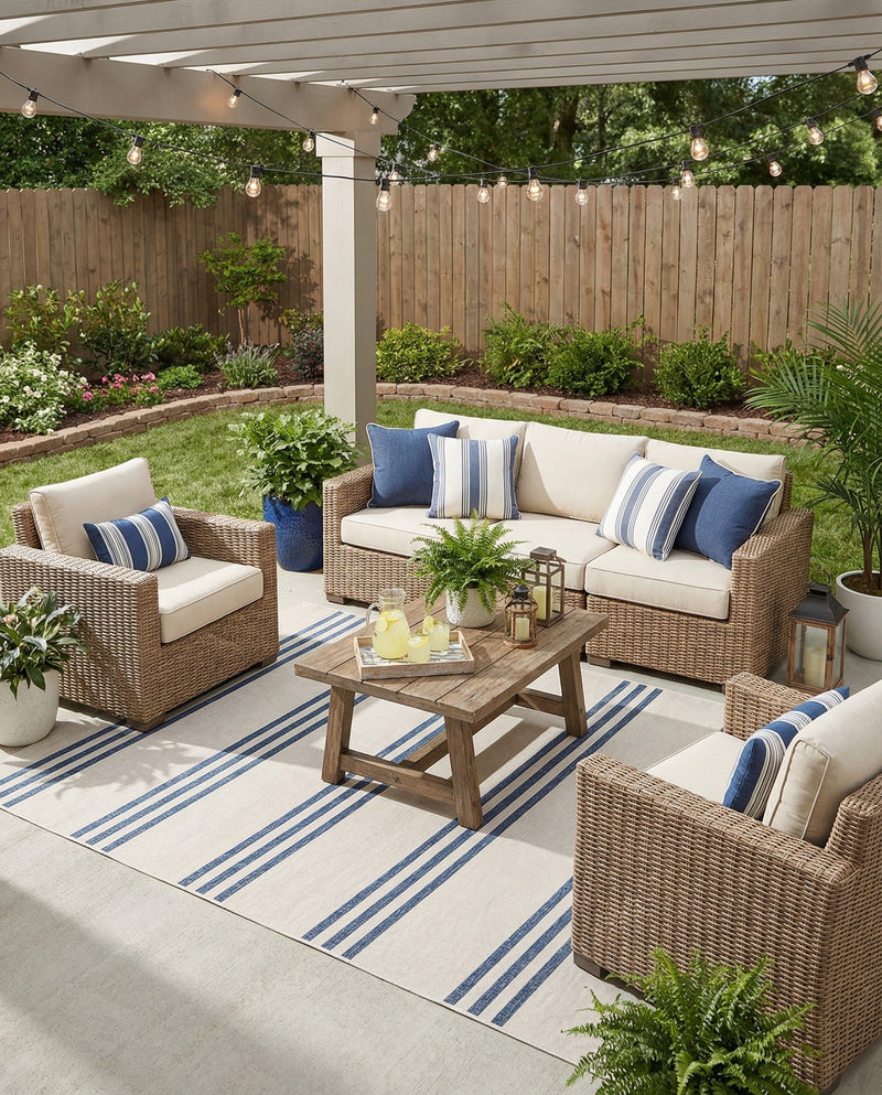 Urban Oasis Rugs Collection Area Rug -  District (Ivory) Rectangle Ivory  lifestyle 25