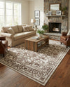 Sanctuary Retreat Collection Area Rug -  Retreat Rectangle Chocolate Brown  lifestyle 29