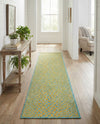 Urban Oasis Rugs Collection Area Rug -  Terrace (Yellow and Aqua) Runner Yellow and Aqua  lifestyle 58