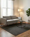 Soho Elegance Collection Area Rug - Chelsea (Gray) Rectangle Gray  lifestyle 18