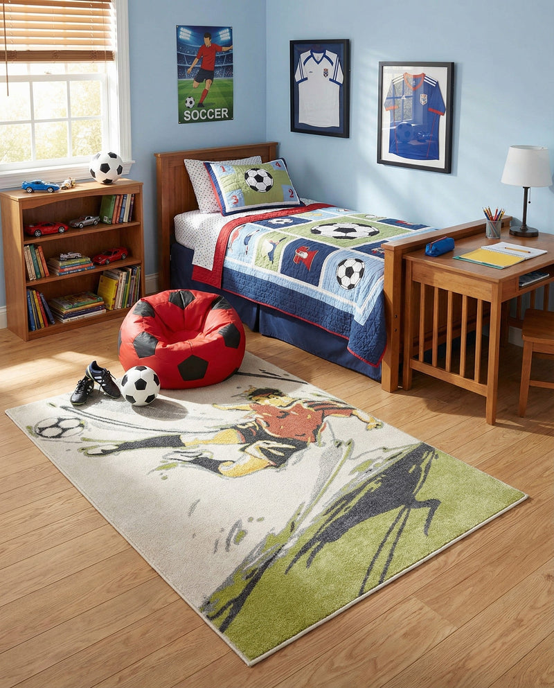 Wonder Tykes Collection Area Rug -  Mirage Rectangle Gray  lifestyle 6