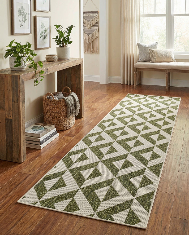 Urban Oasis Rugs Collection Area Rug -  Highrise (Green) Runner Green  lifestyle 33