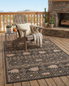 Mesa Oasis Rugs Collection Area Rug - Sundown Rectangle Black  lifestyle 10
