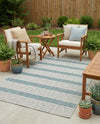 Urban Oasis Rugs Collection Area Rug -  District (Light Gray) Rectangle Light Gray  lifestyle 23