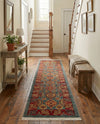 Persian Elegance Collection Area Rug -  Nain Runner Light Blue  lifestyle 50