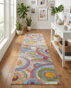 Urban Terrace Collection Area Rug -  Plaza Runner Multi  lifestyle 65
