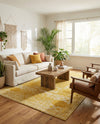 Dover Terrace Collection Area Rug -  Lagoon (Yellow) Rectangle Yellow  lifestyle 24