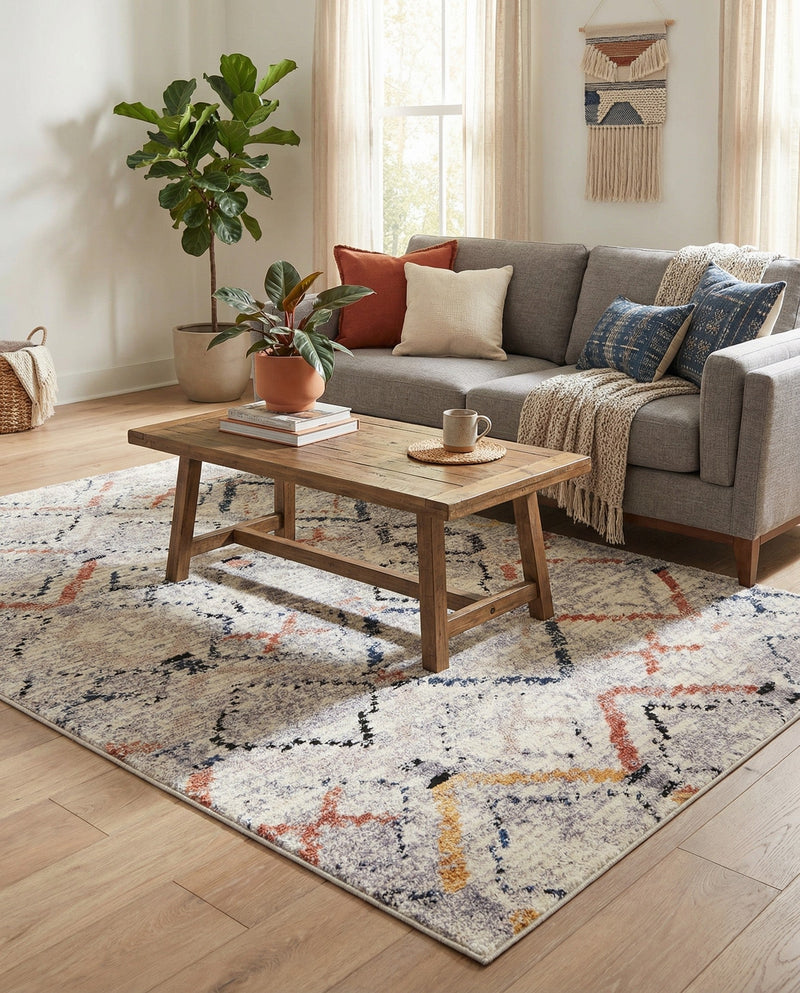 Santa Fe Trails Collection Area Rug - Canyon Rectangle Multi  lifestyle 13