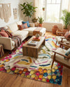 Colorburst Oasis Collection Area Rug -  Calypso Rectangle Multi  lifestyle 26