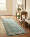 Soho Elegance Collection Area Rug -  Mercer (Turquoise) Runner Turquoise  lifestyle 68