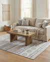 Heritage Elegance Collection Area Rug -  Edinburgh Rectangle Gray  lifestyle 40
