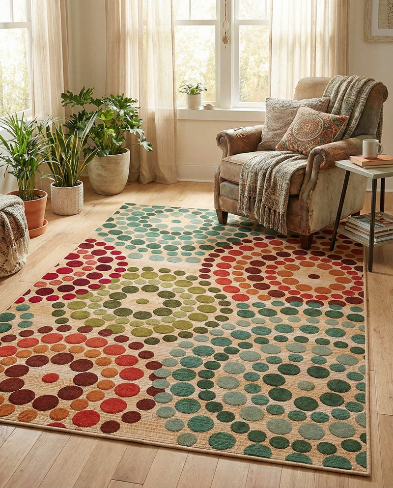 Urban Terrace Collection Area Rug -  Esplanade Rectangle Beige  lifestyle 48