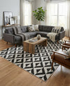 Urban Oasis Rugs Collection Area Rug -  Highrise (Charcoal Gray) Rectangle Charcoal Gray  lifestyle 22