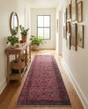 Bazaar Chic Collection Area Rug -  Larache Runner Antique Red  lifestyle 30