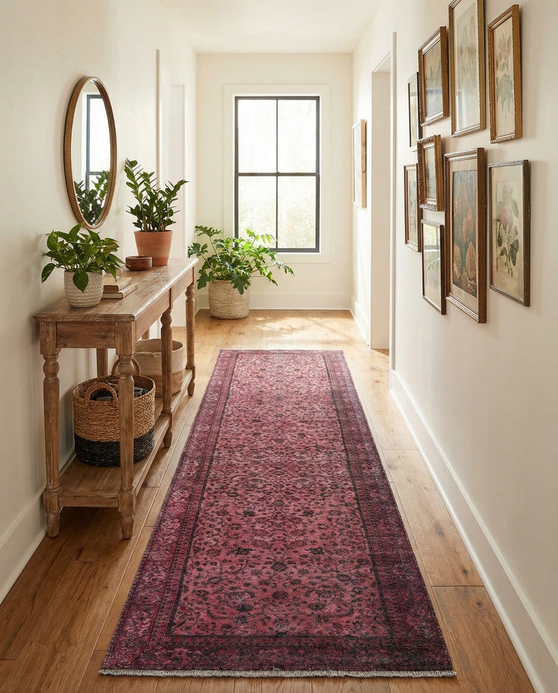 Bazaar Chic Collection Area Rug -  Larache Runner Antique Red  lifestyle 30