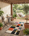 Outdoor Marrakesh Collection Area Rug -  Tangier Runner Multi  lifestyle 58