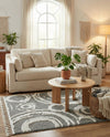 Sahara Chic Collection Area Rug -  Nubia Rectangle Gray  lifestyle 27