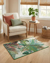 Seaside Blooms Collection Area Rug -  Fern Rectangle Multi  lifestyle 17