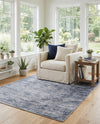 Sahara Essence Collection Area Rug - Oasis (Gray) Rectangle Gray  lifestyle 21