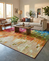 Urban Terrace Collection Area Rug -  Lawn Rectangle Multi  lifestyle 27