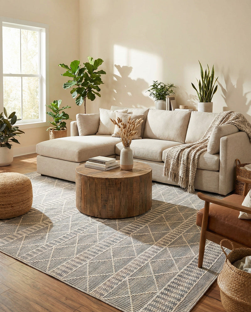 Savannah Pergola Collection Area Rug -  Glade Rectangle Gray  lifestyle 25