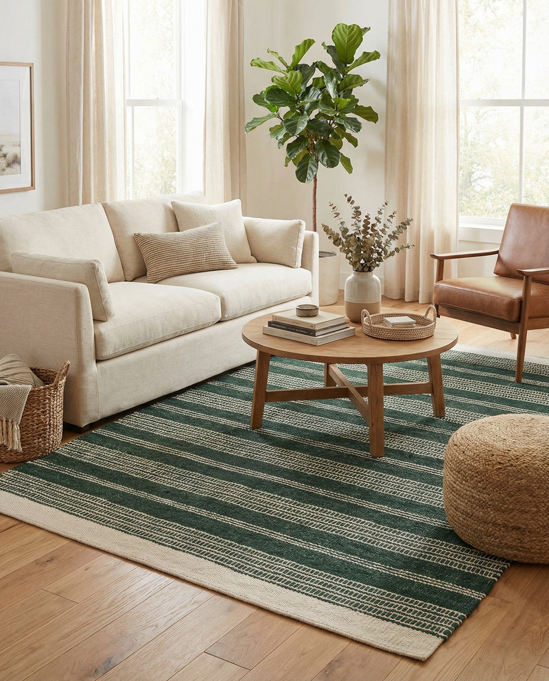 Marina Collection Area Rug - Marina Rectangle Hunter Green  lifestyle 45