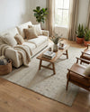 Woven Seaside Jute Collection Area Rug - Savannah (Gray) Rectangle Gray  lifestyle 8