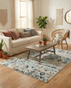 Tangier Treasures Collection Area Rug - Casablanca Rectangle Light Blue  lifestyle 16