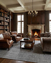 Berkshire Estate Collection Area Rug - Windsor (Earl Grey) Square Earl Grey  lifestyle 50