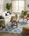 Aegean Elegance Washables Collection Area Rug -  Tinos Rectangle Ivory  lifestyle 73