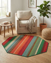 Urban Terrace Collection Area Rug -  Canopy Octagon Multi  lifestyle 28