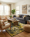 Riviera Elegance Collection Area Rug -  Menton (Navy Blue) Rectangle Navy Blue  lifestyle 3