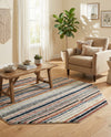 Marrakech Mosaic Collection Area Rug - Casablanca Octagon Ivory  lifestyle 39