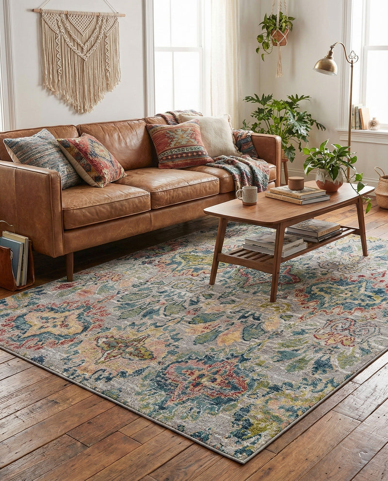 Savannah Elegance Collection Area Rug -  Forsyth Rectangle Multi  lifestyle 23