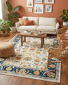 Adriana Terrace Collection Area Rug -  Positano (Multi) Rectangle Multi  lifestyle 22