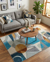Urban Terrace Collection Area Rug -  Loggia Rectangle Multi  lifestyle 7