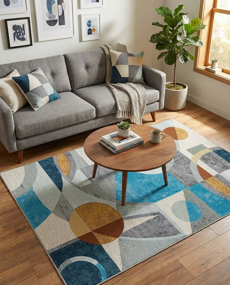 Urban Terrace Collection Area Rug -  Loggia Rectangle Multi  lifestyle 7