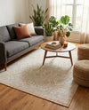 Tribal Terrace Treasures Collection Area Rug - Mayan Marina (Natural) Rectangle Natural  lifestyle 8