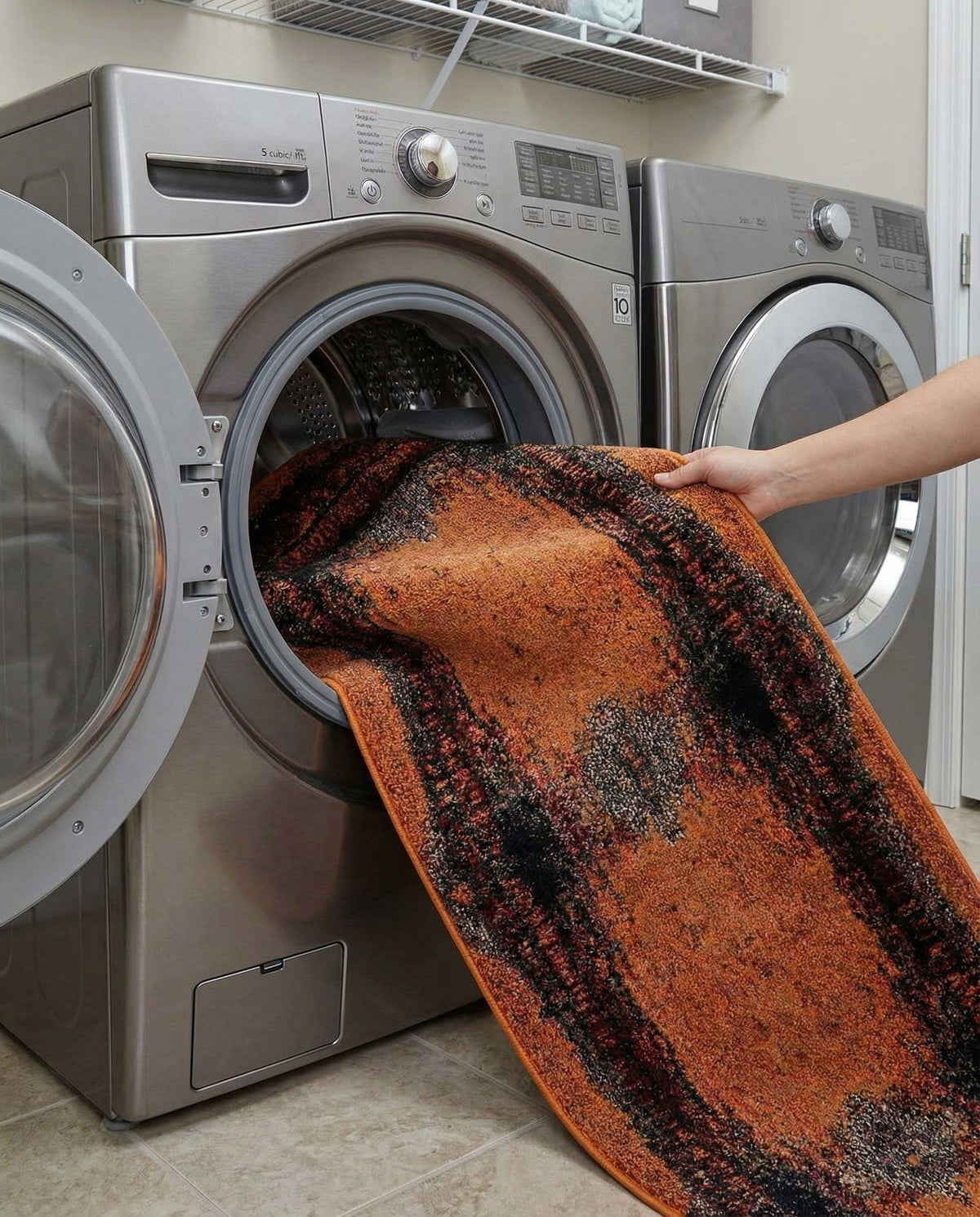 Marrakesh Elegance Collection Area Rug -  Sijilmasa Runner Orange  lifestyle 73