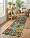 Coastal Terrace Collection Area Rug -  Pier Runner Multi  lifestyle 56