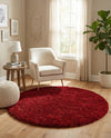 Majestic Manor Collection Area Rug - Versailles (Lipstick) Round Lipstick  lifestyle 43