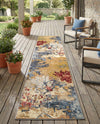 Urban Terrace Collection Area Rug -  Alcove Runner Multi  lifestyle 62
