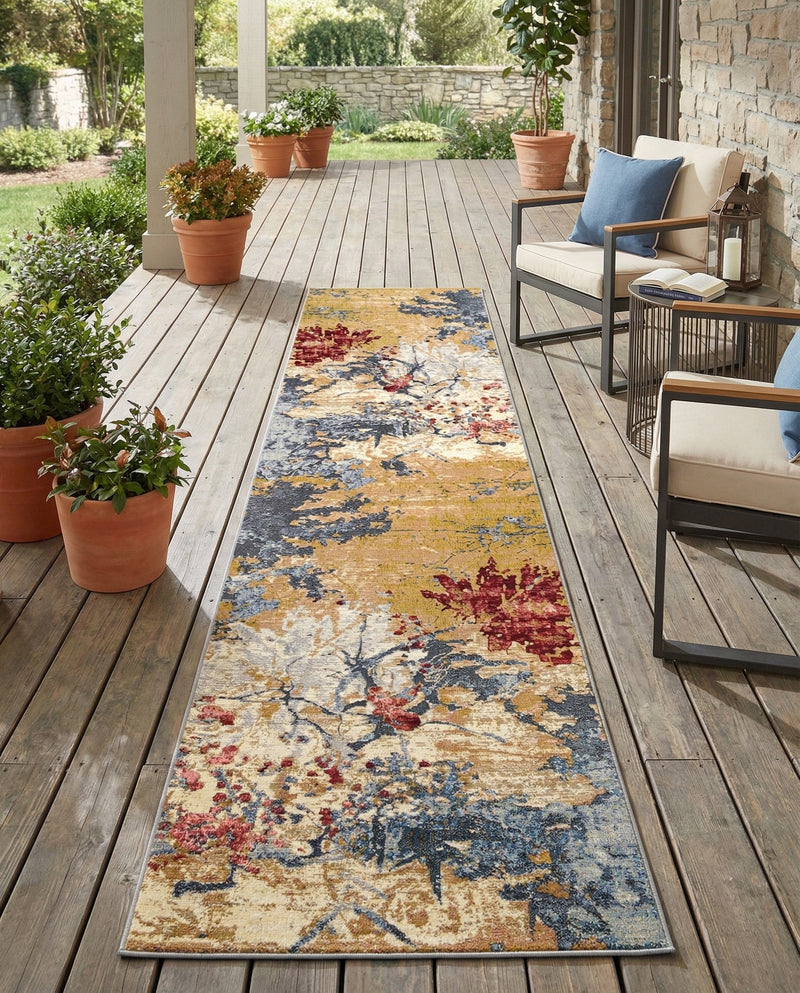 Urban Terrace Collection Area Rug -  Alcove Runner Multi  lifestyle 62