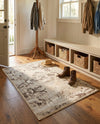Bloomsbury Elegance Collection Area Rug - Mayfair Rectangle Beige  lifestyle 34