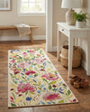 Seaside Blooms Collection Area Rug -  Meadow Runner Multi  lifestyle 49