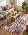 Urban Terrace Collection Area Rug -  Boardwalk Rectangle Multi  lifestyle 17
