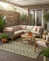 Savannah Pergola Collection Area Rug -  Pergola (Green) Rectangle Green  lifestyle 11