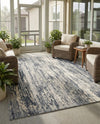 Aegean Elegance Collection Area Rug - Mesa Rectangle Gray  lifestyle 28